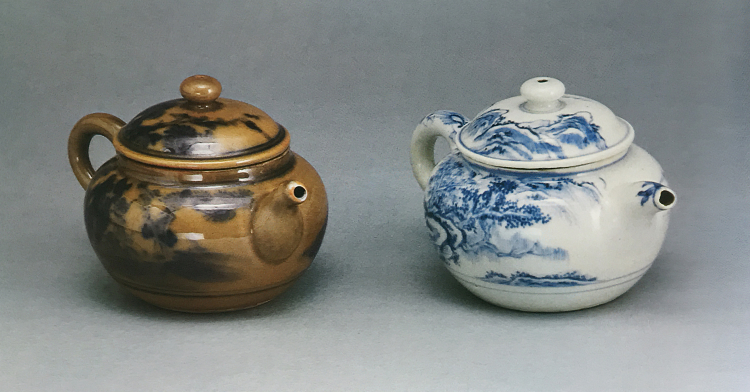 特注品時代 銀摘 古代 陰刻紋様 壷式 鉄瓶　煎茶道具　　　　OA-213 鉄瓶